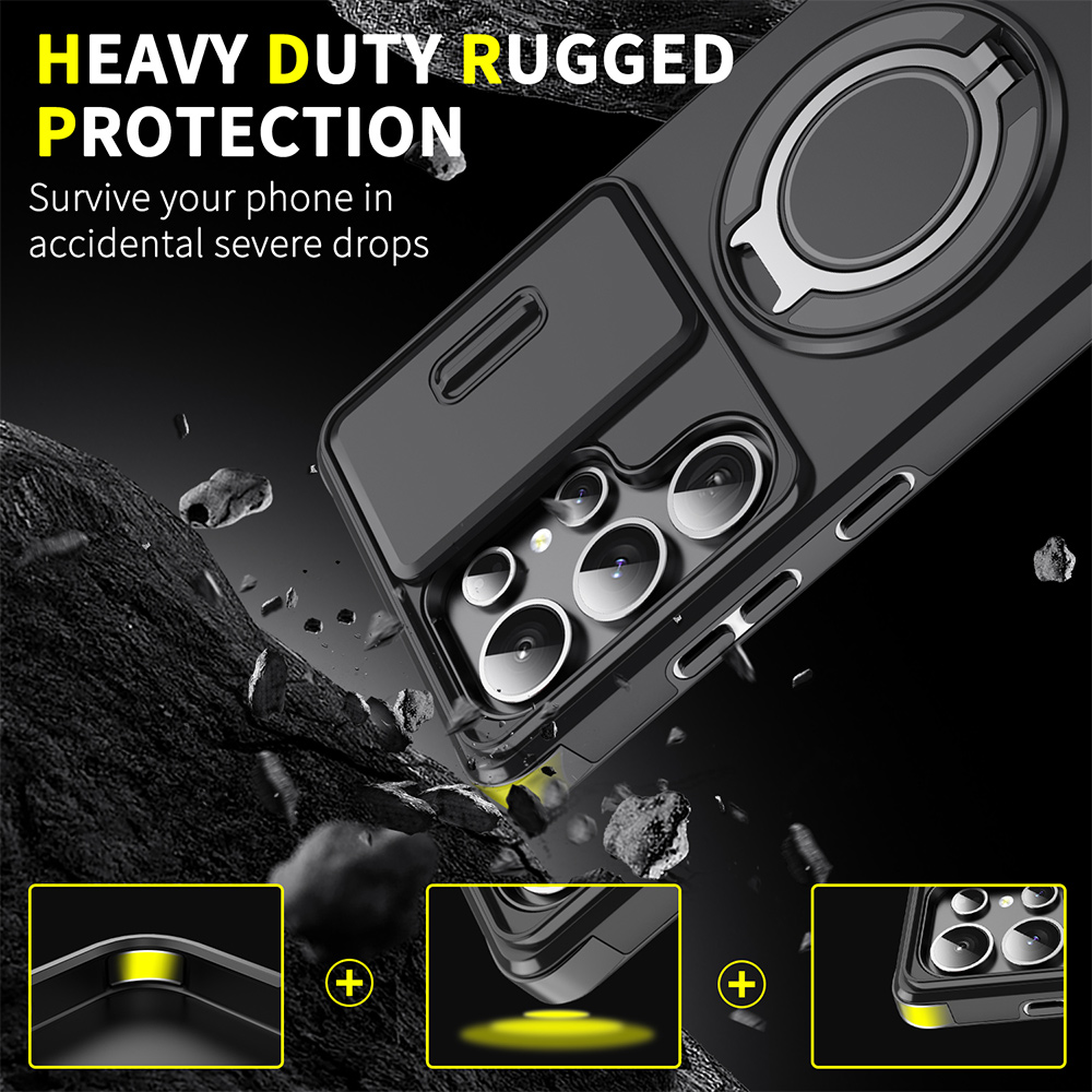 Magnetic Ring Stand Phone Case - đánh giá và giá Case Fans