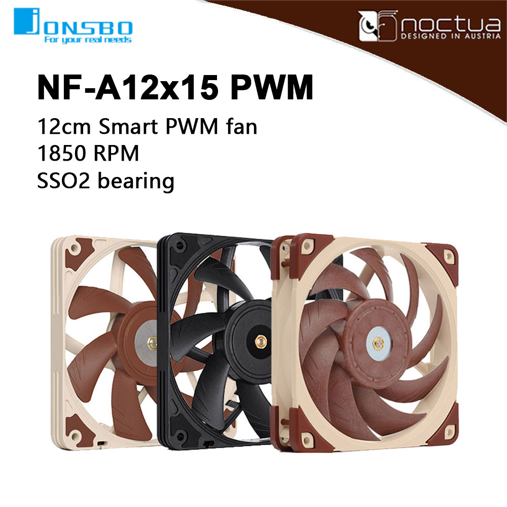 Noctua NF-A12x15 PWM Chromax.b - đánh giá và giá Case Fan Controller