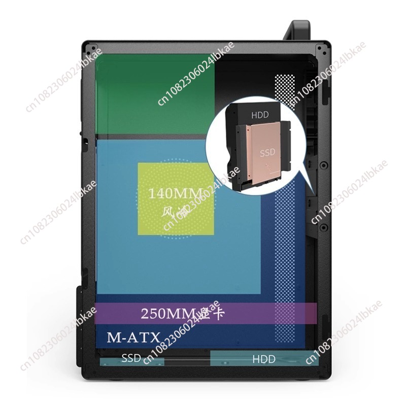 Office desktop computer case m - đánh giá và giá Atx Case