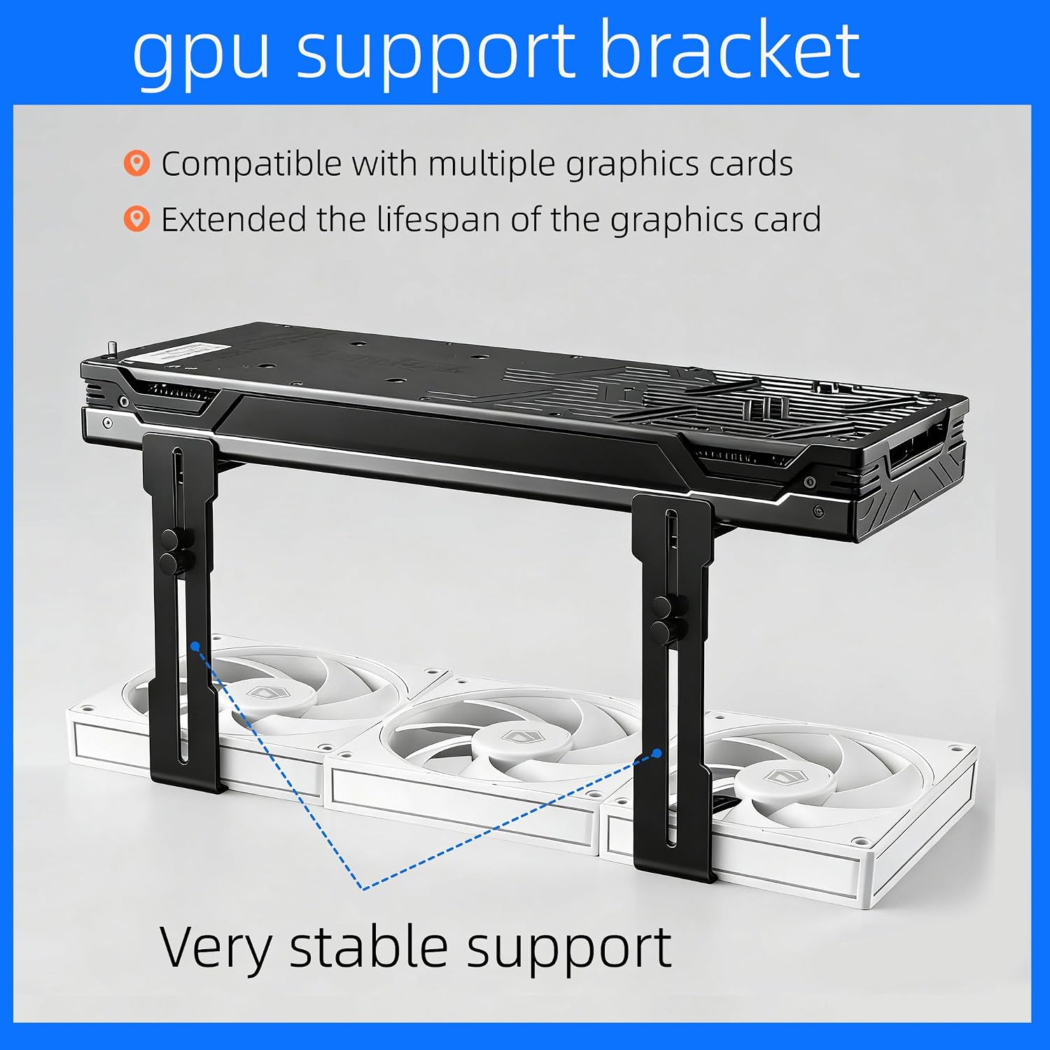 GPUHOLD Graphics Card Holder A - đánh giá và giá Atx Case