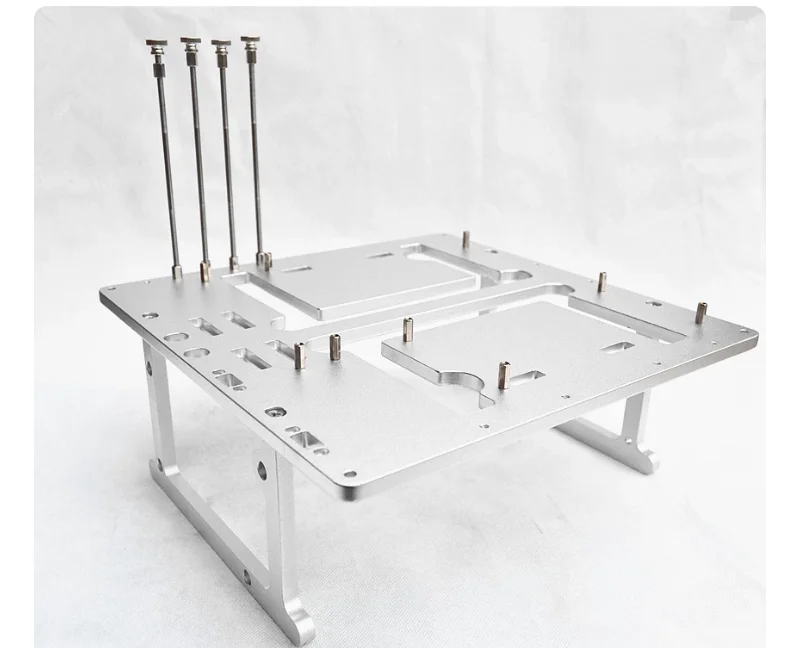 Mini ITX MATX ATX Open Frame P - đánh giá và giá Aluminum Open Frame Test Bench Water Cooling